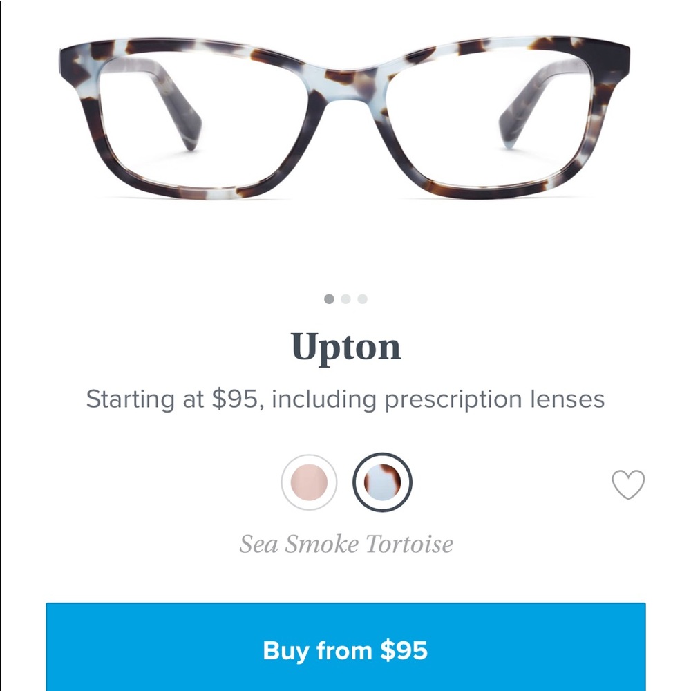 Warby Parker Upton in Sea Smoke Tortoise